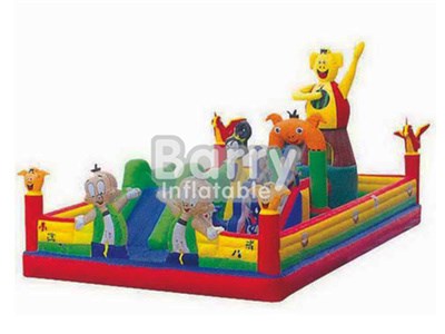 Factory Sell Children Toys Inflatable Castle PVC Slide Indoor Playground  BY-IP-055